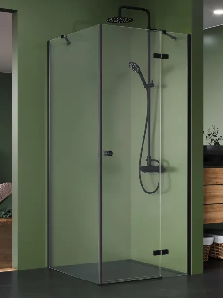 Kalibra Black 1D Shower Enclosure