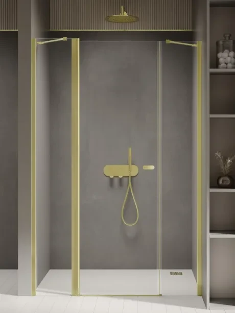 Įleidžiamas duris New Soleo Gold Shine, viengubos, varstomos, ir dvi sienos