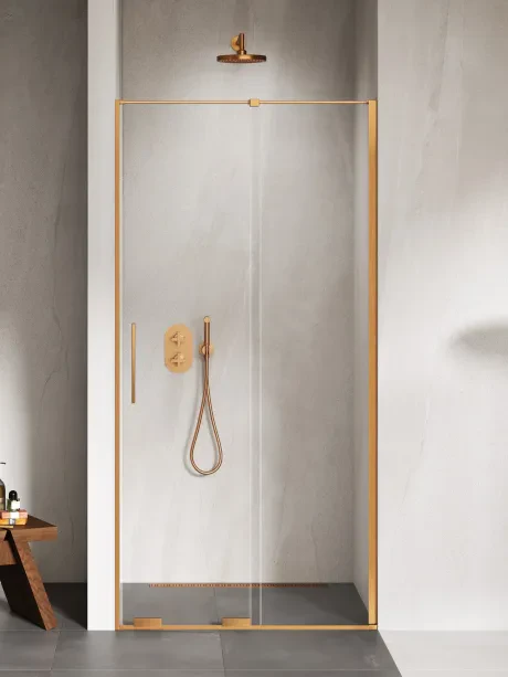 Smart Copper Brushed recessed door, single
