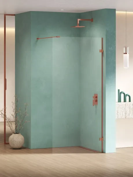 Dušo kabina „Eventa Copper Shine“, be slenksčio