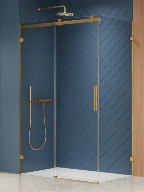 1D dušo kabina Softi X Gold Brushed