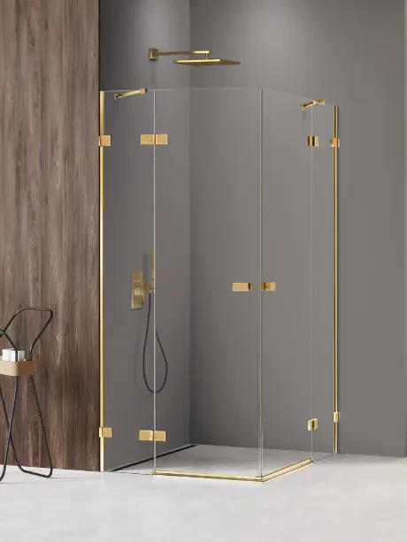 Avexa Gold Shine XR dušo kabina, dvigubos durys
