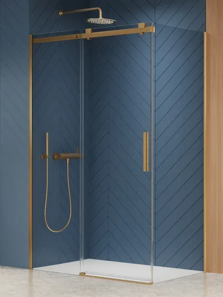 1D dušo kabina Softi Gold Brushed