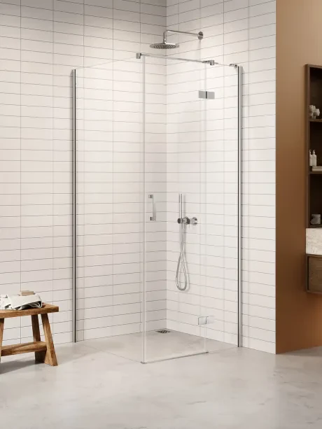Nesta Chrome Shower Enclosure, Single Door
