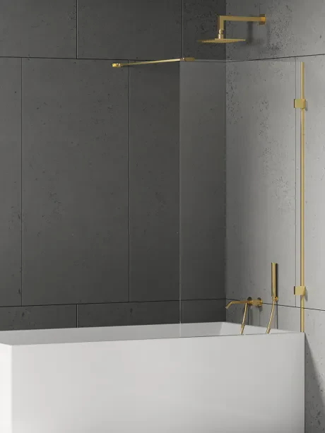 Eventa Gold Shine vonios ekranas, vientisas, statmena atrama