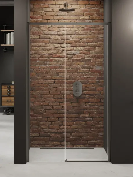 Prime Gunmetal Brushed, viengubos stumdomos durys