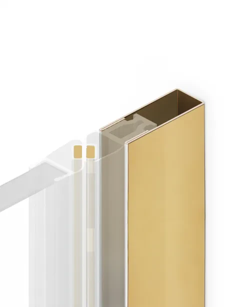 Avexa Gold Shine erkerio durų prailginimo profilis