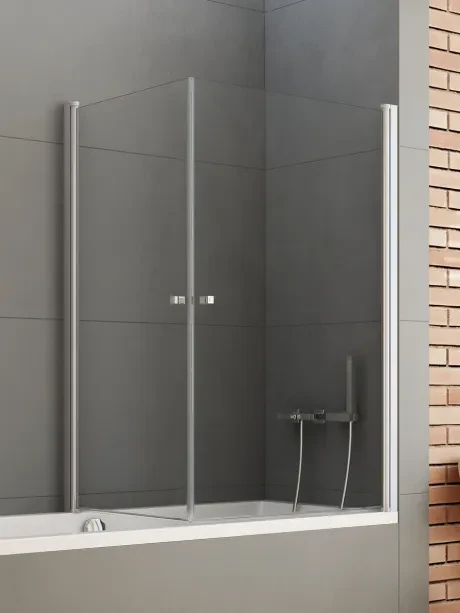 New Soleo vonios užsklanda, dvigubai pasukama.