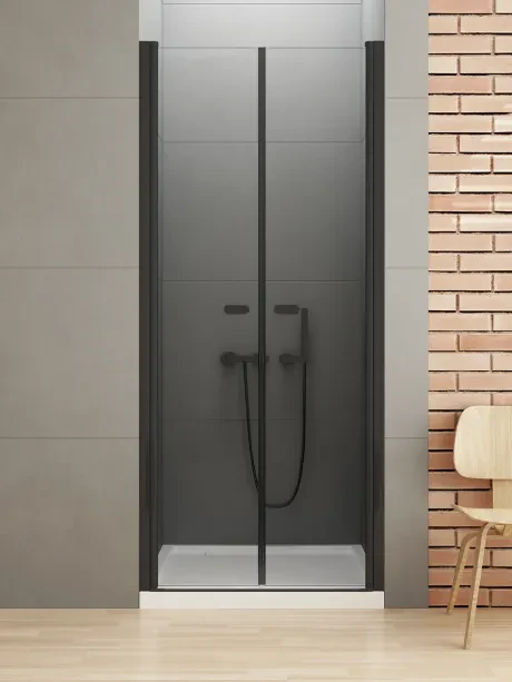 Įleidžiamas duris New Soleo Black, varstomos, dvigubos