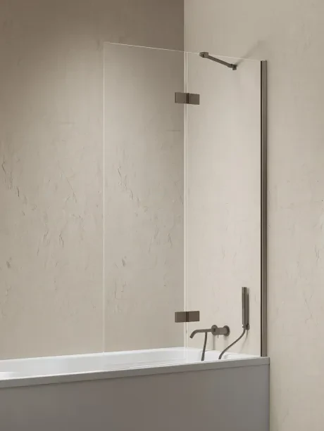 Vonios ekranas Nesta Gunmetal Brushed