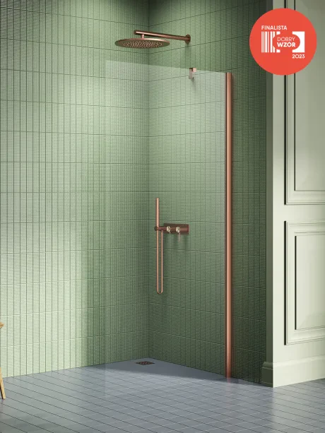 New Soleo Copper Brushed" dušo kabina